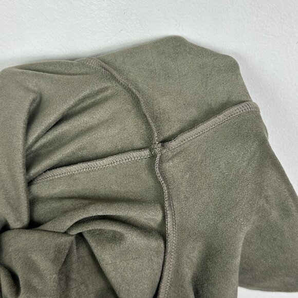 Aritzia Wilfred Free Daria Faux Suede Leggings Taupe High Rise Size XS‎ Minimal - Picture 11 of 14